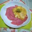ビアソーセージの山かけのタパス