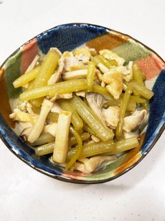 ふきと豚バラの炒め煮-レシピのメイン写真