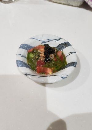 めかぶとキュウリ、トマトのネバネバ-レシピのメイン写真