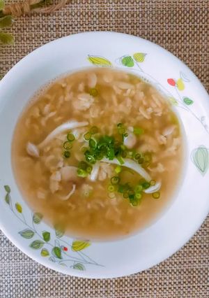 和風きのこスープで食べるオートミールご飯-レシピのメイン写真