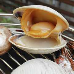 豪快！特大ホンビノス貝の浜焼きBBQ-レシピのメイン写真