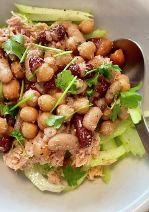 豆とセロリのツナサラダ-レシピのメイン写真
