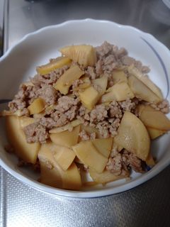 竹の子のそぼろ煮-レシピのメイン写真