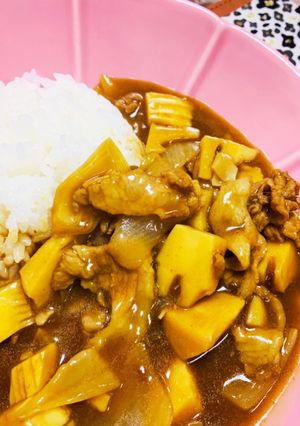筍と菊芋の豚こまカレー-レシピのメイン写真