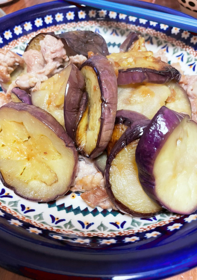 ナスと豚肉のさっぱり炒め-レシピのメイン写真