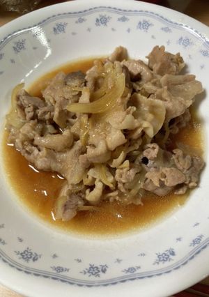豚バラと豚こまのしょうが煮-レシピのメイン写真