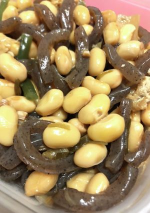 究極の雑料理　大豆とこんにゃくの煮物-レシピのメイン写真