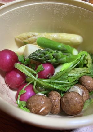 レンジで蒸し野菜-レシピのメイン写真