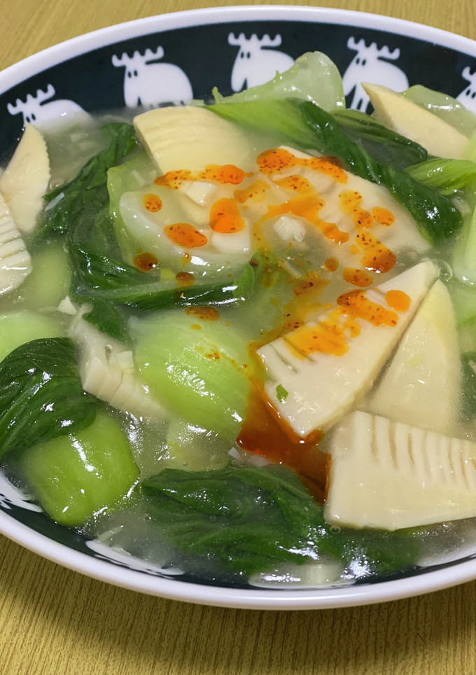 タケノコと青梗菜のトロトロ炒め-レシピのメイン写真