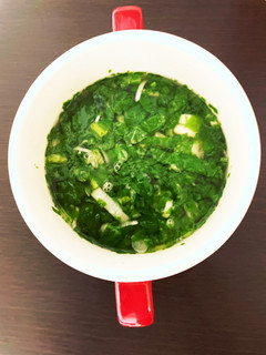 蕪木菜とねぎの麹味噌汁-レシピのメイン写真