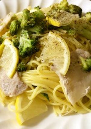 豚バラとブロッコリーのパスタ レモン入り-レシピのメイン写真