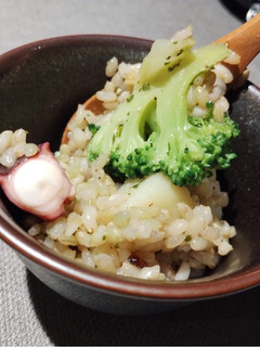 タコとブロッコリーのバジル風味ピラフ-レシピのメイン写真