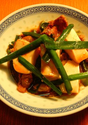 春ニラのマーボー豆腐・野菜たっぶり！簡単-レシピのメイン写真