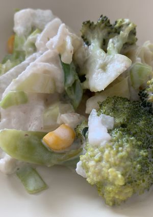 梅マヨネーズ和え☆給食メニュー-レシピのメイン写真