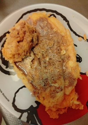 おからパウダーでヘルシースフレパンケーキ-レシピのメイン写真