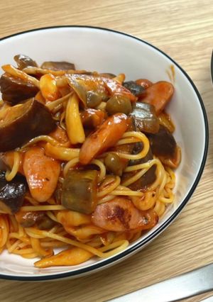 ナポリタンが食べたくなった日-レシピのメイン写真