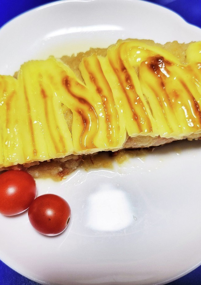 意外と合う！？鮭のりんごマヨ焼き-レシピのメイン写真