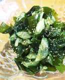 胡瓜とわかめの簡単さっぱり酢の物♪