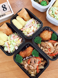 豚こまオイスター炒め弁当 22/4.28-レシピのメイン写真