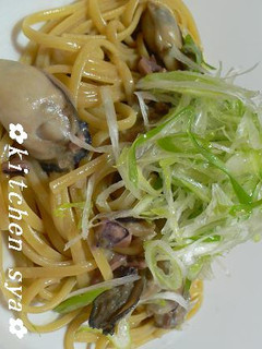 ♥牡蠣とネギのパスタ♥-レシピのメイン写真