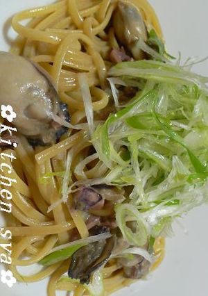 ♥牡蠣とネギのパスタ♥-レシピのメイン写真
