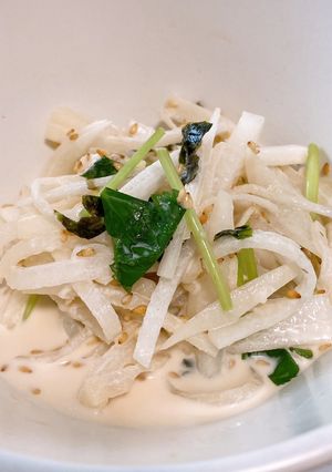 大根と三つ葉の海苔サラダ-レシピのメイン写真