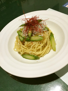 釜揚げしらすとアスパラのペペロンチーノ-レシピのメイン写真