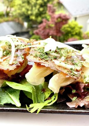 餃子をレモンオリーブソースで！-レシピのメイン写真