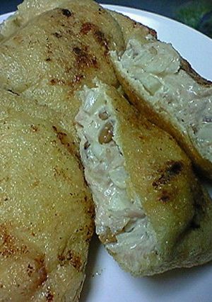 めちゃウマ！！納豆ツナマヨの油揚げ包み-レシピのメイン写真