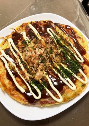 半☆広島風お好み焼き　めっちゃうまいよ！-レシピのメイン写真