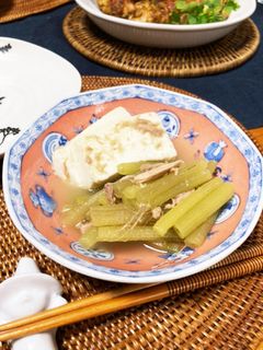 ふきと豆腐の煮物-レシピのメイン写真