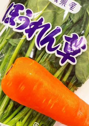 離乳食 中期 ほうれん草と人参-レシピのメイン写真