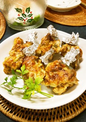 カレーの残りdeチキンのカレーチーズ焼き-レシピのメイン写真