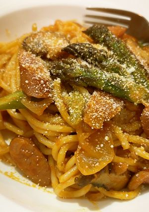 アスパラ入りナポリタン-レシピのメイン写真