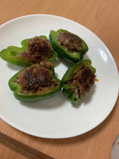 ピーマン肉詰め-レシピのメイン写真