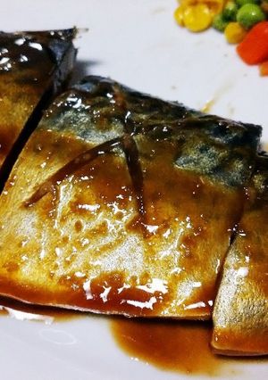 簡単7分フライパンでサバの味噌煮!-レシピのメイン写真