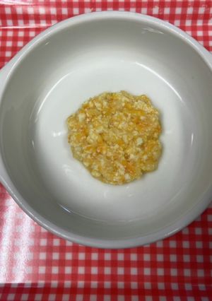 [離乳食] 豆腐と野菜の煮物(前期食)-レシピのメイン写真