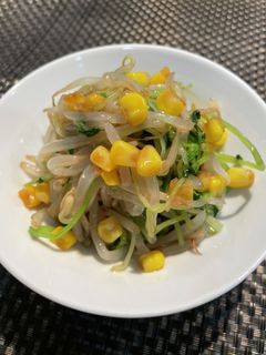 お財布おたすけ 豆苗ともやしの中華サラダ-レシピのメイン写真