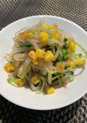お財布おたすけ　豆苗ともやしの中華サラダ-レシピのメイン写真