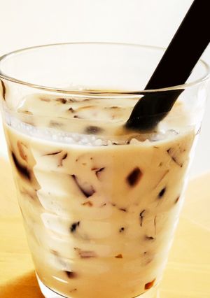 糖質オフ☆コーヒーゼリーオレ♪-レシピのメイン写真