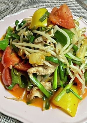 野菜いっぱいとれる豚キムチ！ヘルシー。-レシピのメイン写真