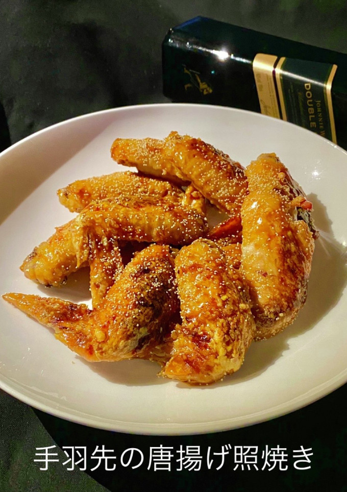 No3044手羽先の唐揚げ照焼き-レシピのメイン写真