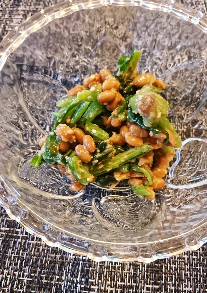 ほうれん草納豆ごま和え-レシピのメイン写真