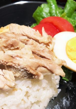 炊飯器で鶏飯【カオマンガイ】-レシピのメイン写真