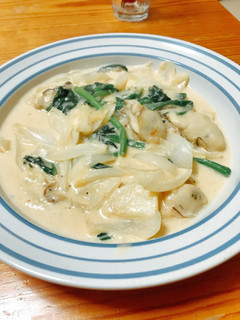 海鮮とほうれん草のクリーム煮-レシピのメイン写真