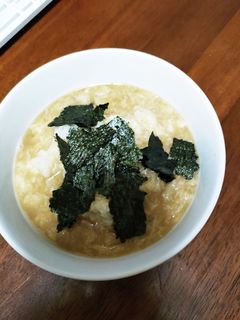 甘いとろろご飯(人参の出汁?を混ぜます)-レシピのメイン写真