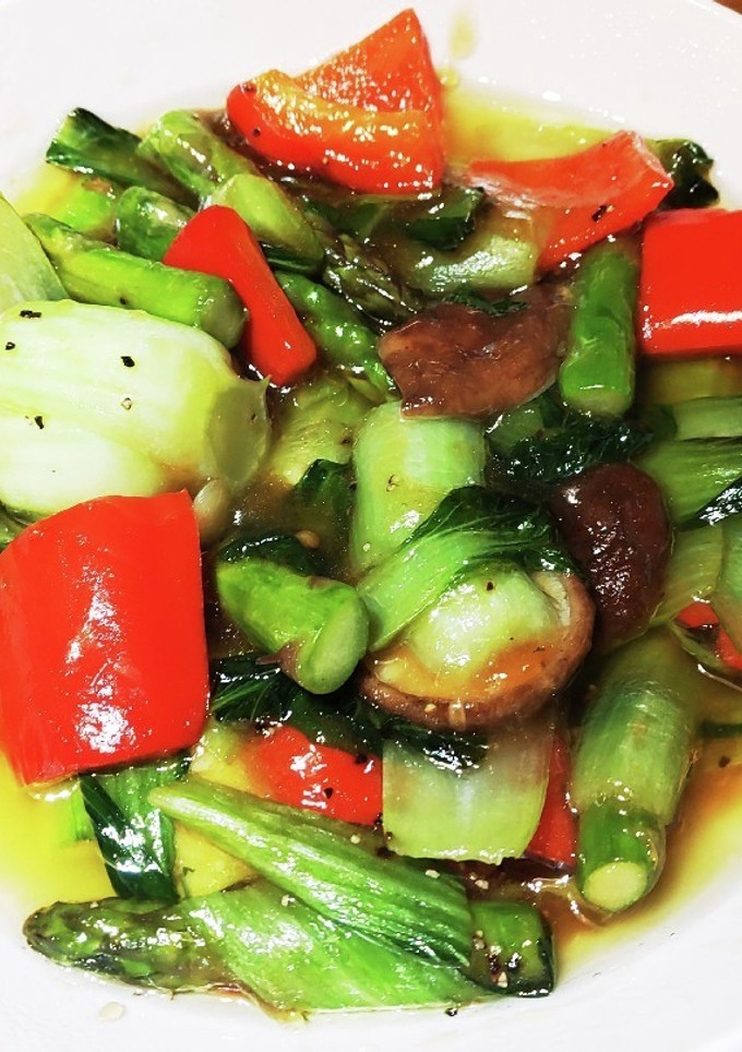 野菜のオイスターソース炒め（揚げ煮）-レシピのメイン写真