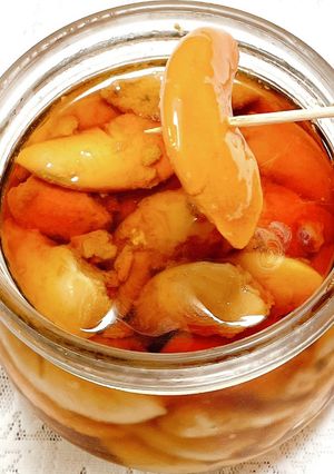 簡単！ホタテの卵をゴマ油DE！オイル漬け-レシピのメイン写真
