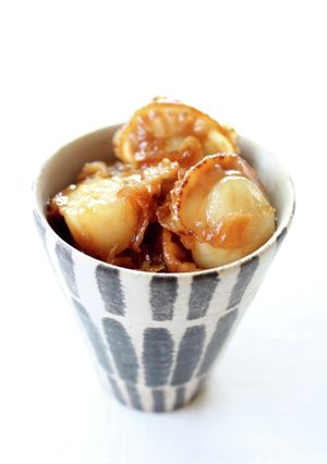 サッと煮て柔らかく【ベビーホタテの甘辛煮-レシピのメイン写真