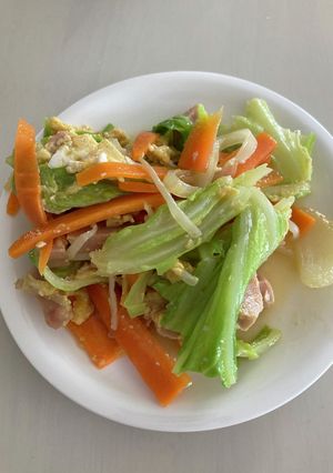 スパムの卵野菜炒め-レシピのメイン写真